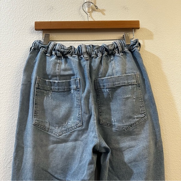 Free People We The Free City Slouch Tapered Jeans Size Small - Picture 7 of 10